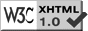 XHTML1.0