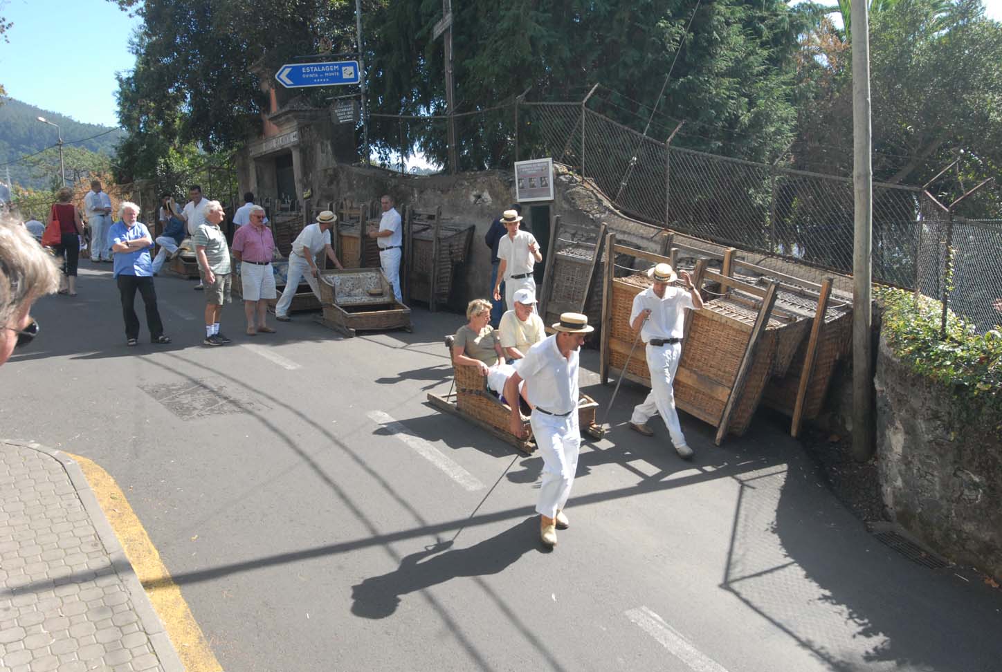 Start of toboggan run