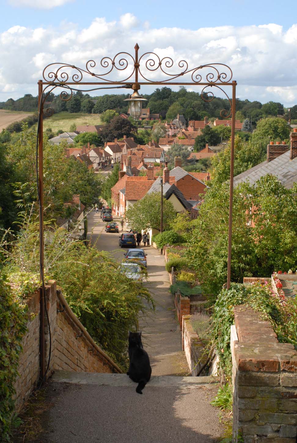 View from churchyard